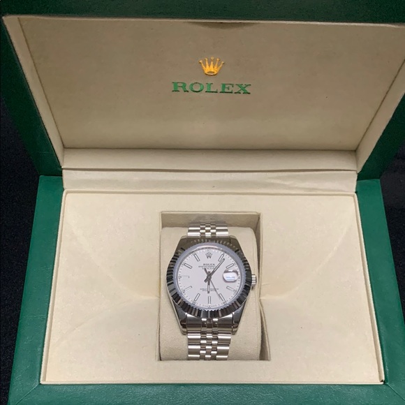 Rolex Other - Rolex Silver Men's Watch
